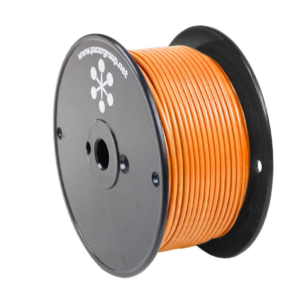 Pacer Orange 18 Awg Primary Wire - 250&#39;,WBHDWB0CWJ29PKD