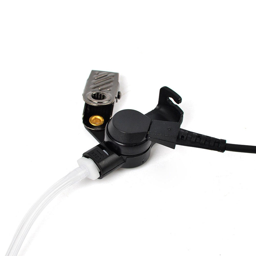 2.5Mm Surveillance Listen Only Earpiece Covert Acoustic Coil Tube Headset For Walkie Talkies Ham Transceiver,Radio Speaker Mic Jacks