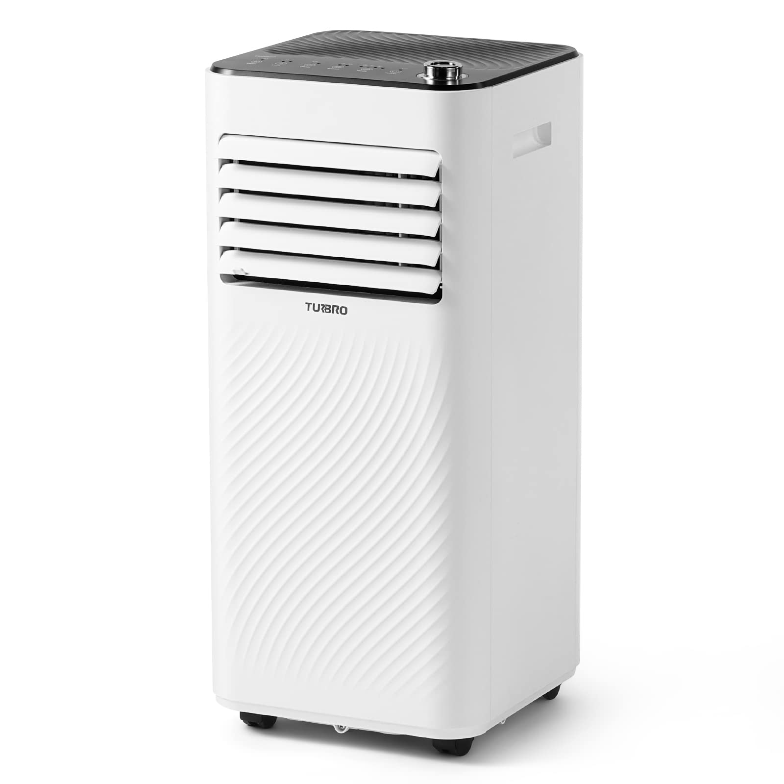 TURBRO Finnmark 10,000 BTU Portable Air Conditioner, Dehumidifier and Fan, 3-in-1 Floor AC Unit for Rooms up to 400 Sq Ft, Sleep