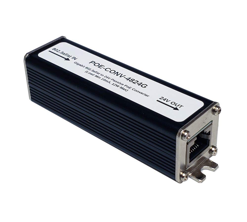 Tycon Systems 802.3Af/At/Bt To 24V Passive Poe Converter (Poe Conv 4824G)