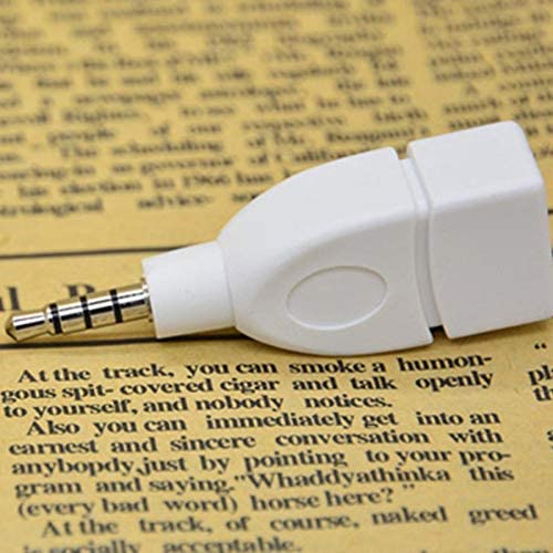 Vizgiz 2 Pack 3.5 To Usb Adapter 3.5Mm Male Jack To Usb 2.0 Female Plug Converter Aux Audio Auto Car Accessories For Input Mp3 F