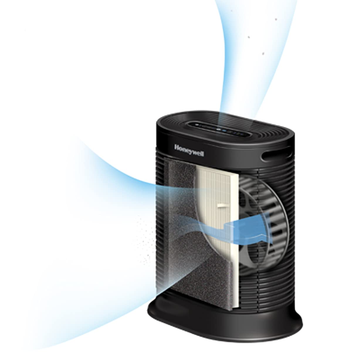 Honeywell Hpa 250 Bluetooth Smart True Hepa Air Purifier, Airborne Allergen Reducer For Large Rooms (310 Sq Ft), Black   Wildfir