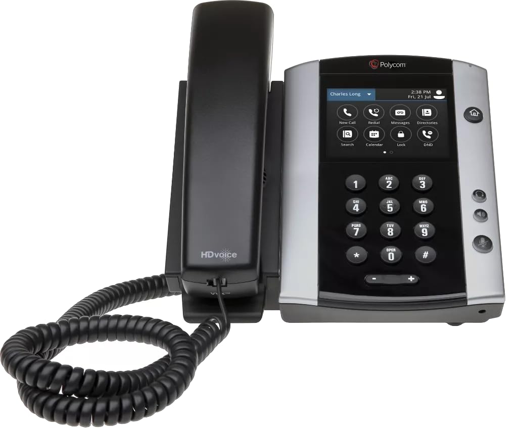 Polycom Vvx 501 Corded Business Media Phone System   12 Line Poe   2200 48500 025   Ac Adapter (Not Included)   Replaces Vvx 500 (130000)