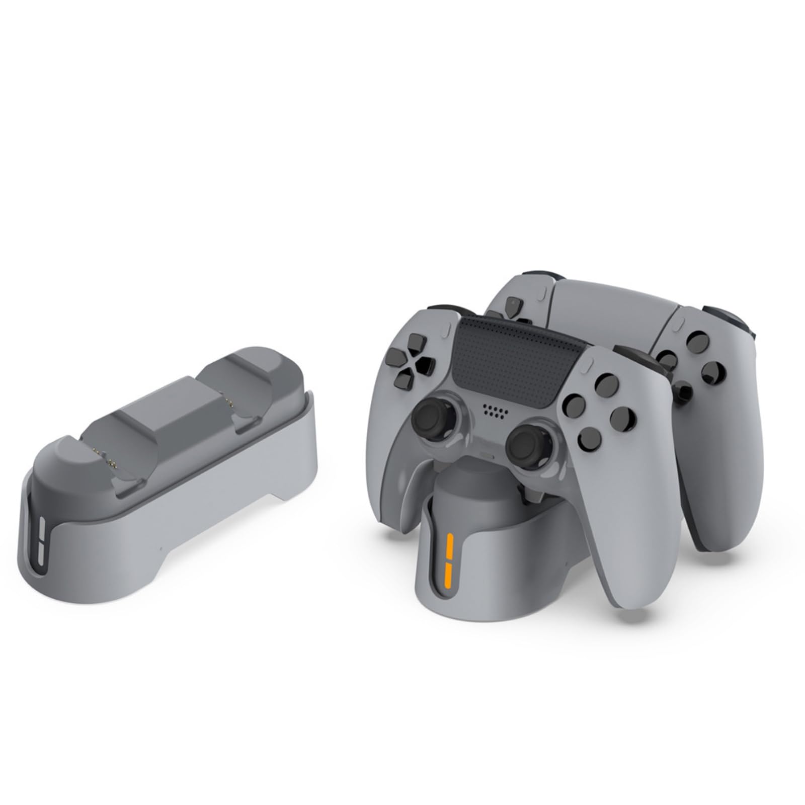XBERSTAR PS5 Charging Station for PS5 /PS5 Edge Controller Charging Dock Stand PS5 Controller Fast Charging Station Accessories