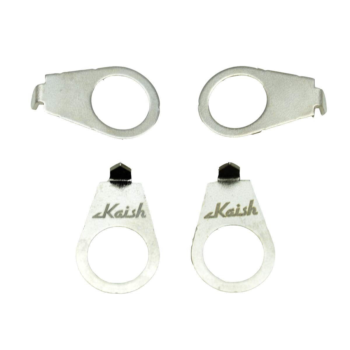 Kaish Set Of 4 Lp Guitar Knobs Pointer Plate 3/8 Knob Position Indicator For Usa Lp Les Paul Or Cts Pots Nickel