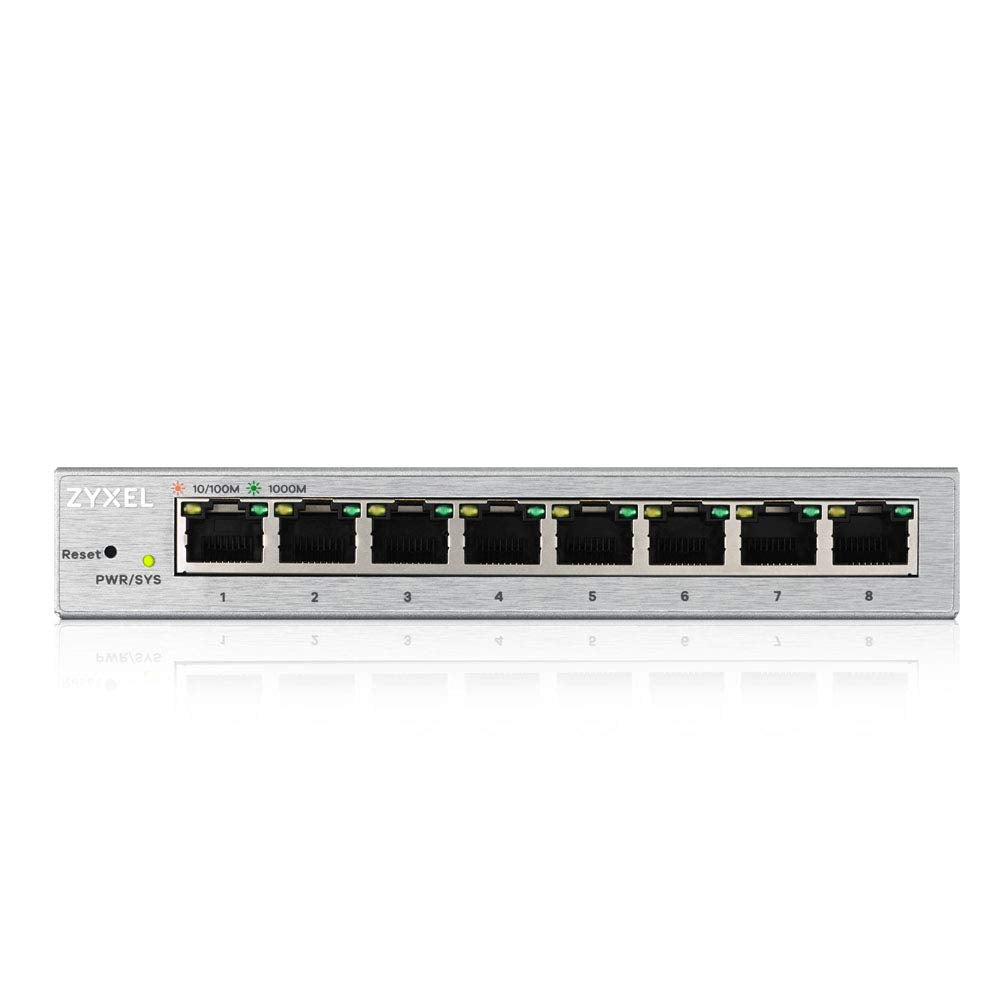 Zyxel 8 Port Gigabit Web Managed Switch, [Gs1200 8]