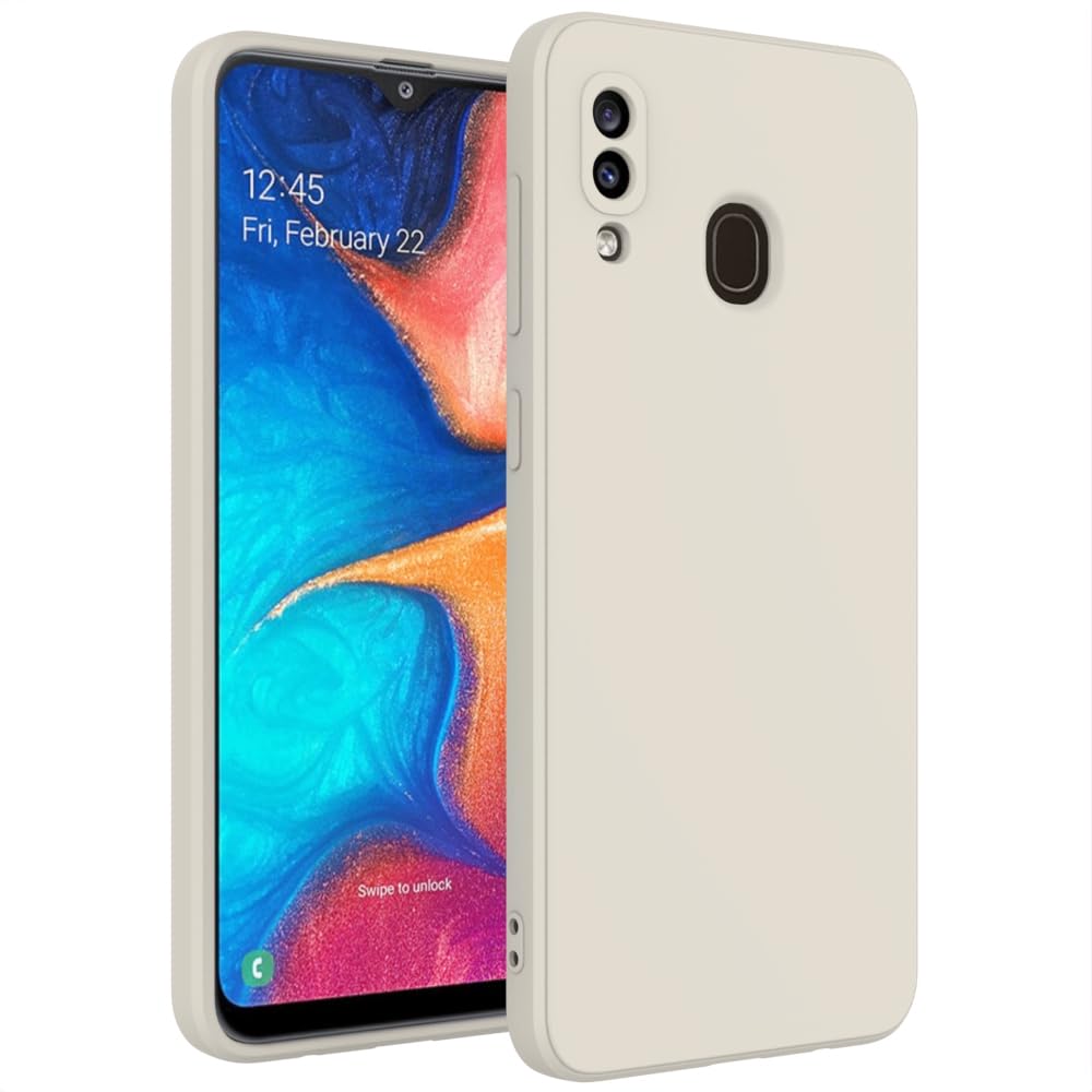 Wogroo For Samsung Galaxy A20 Case White, A30 Case Scratch Resistant With Soft Touch, Slim Thin Phone Cover For Samsung Galaxy A