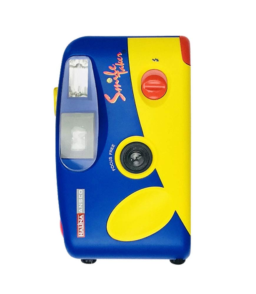 Halina Ansco Pix Flash 35Mm Film Camera Vintage Point & Shoot Focus Free (Smile Taker)