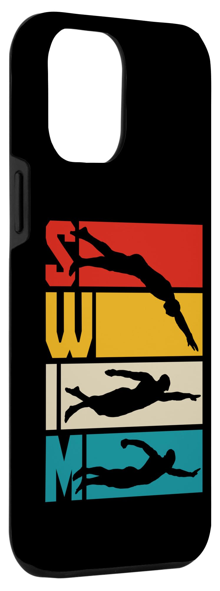 Vintage Swim - Swimmer Apparel Co. iPhone 12 Pro Max Vintage Retro Swimmer Case Polycarbonate