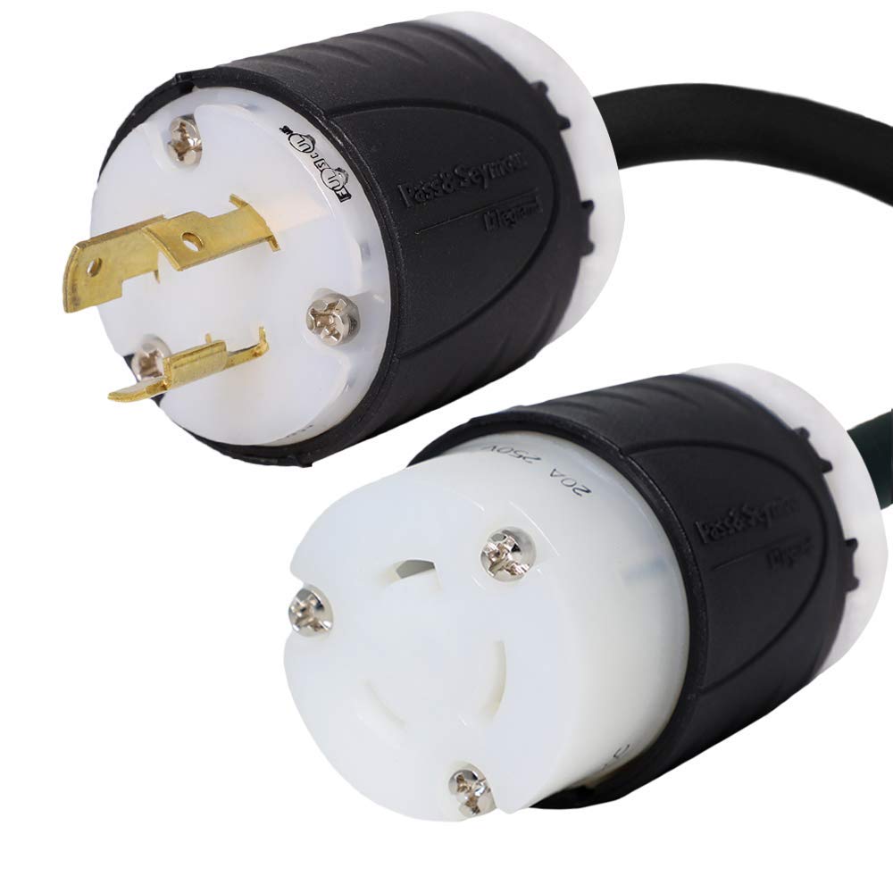 Nema L6 20 Extension Cord   20A/250V, 12/3 Sjoow   Iron Box Part # Ibx 4803 (50 Ft, Build)