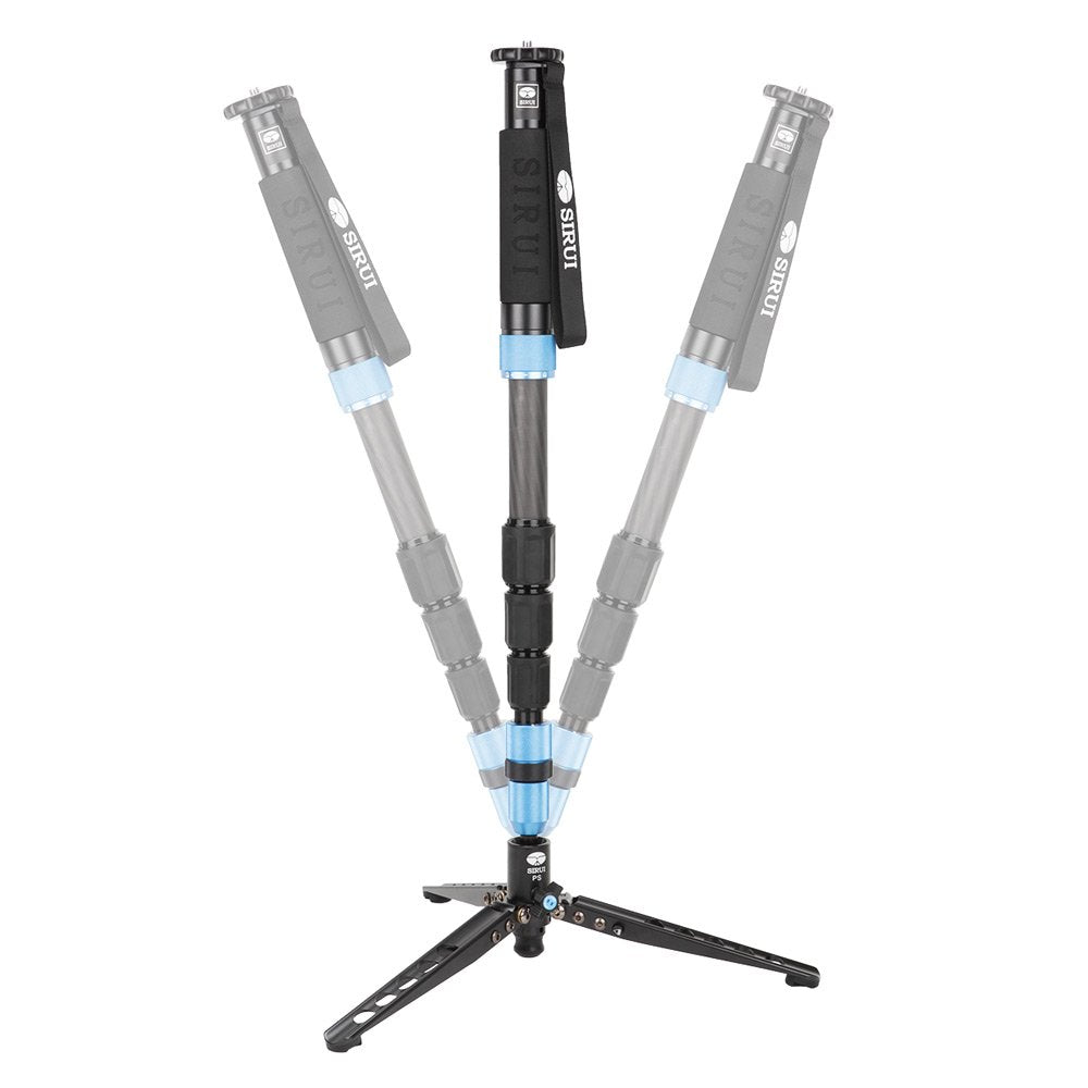 Sirui 6952060001753 P 424Sr Carbon Fiber Photo/Video Monopod, Extends To 75', Supports 26.5 Lb, Gray