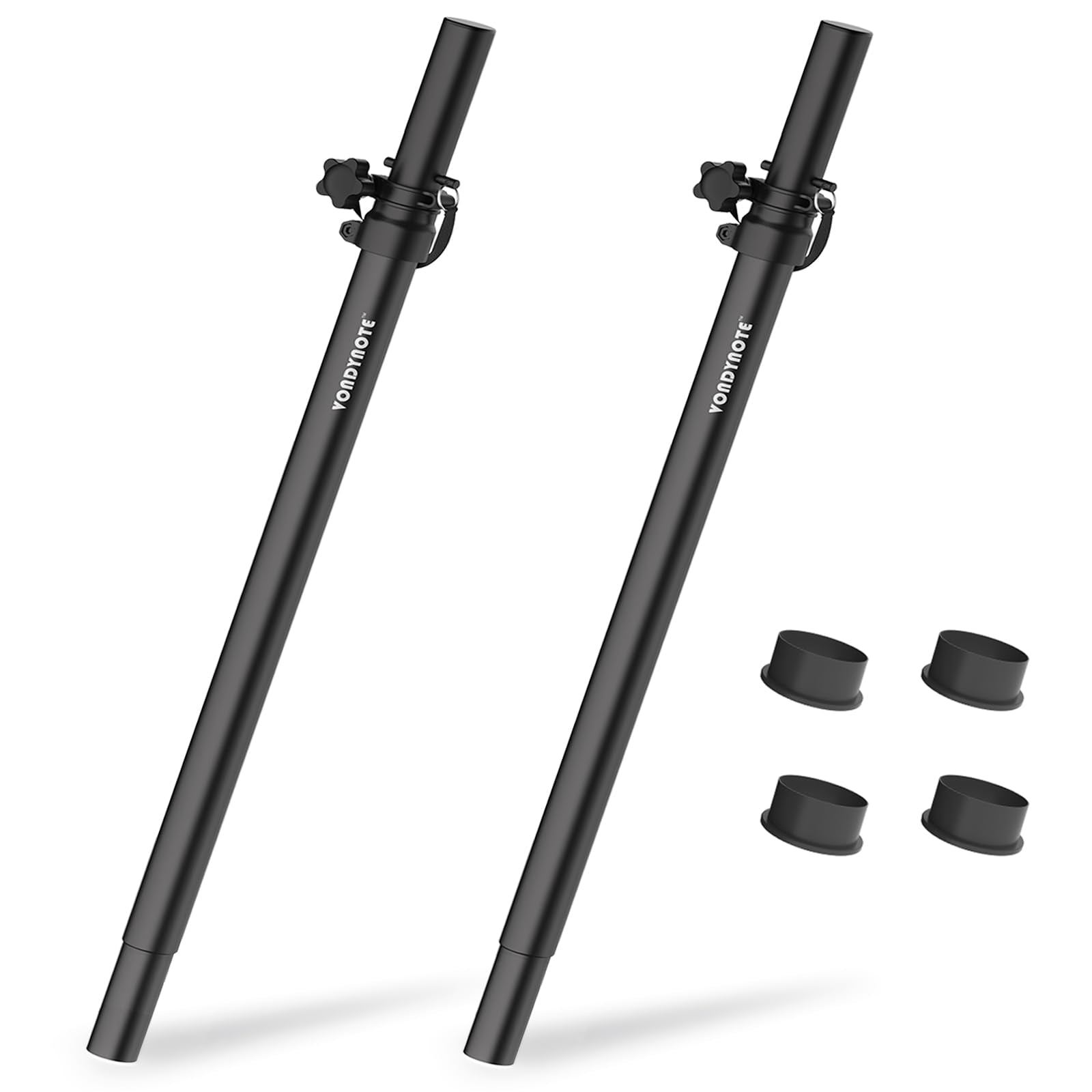 Vondynote Set of 2 Speaker Poles for Subwoofer Extended Speaker Pole Only Fits Subwoofers with 35mm Pole Mount, 32.8-51.1 Height