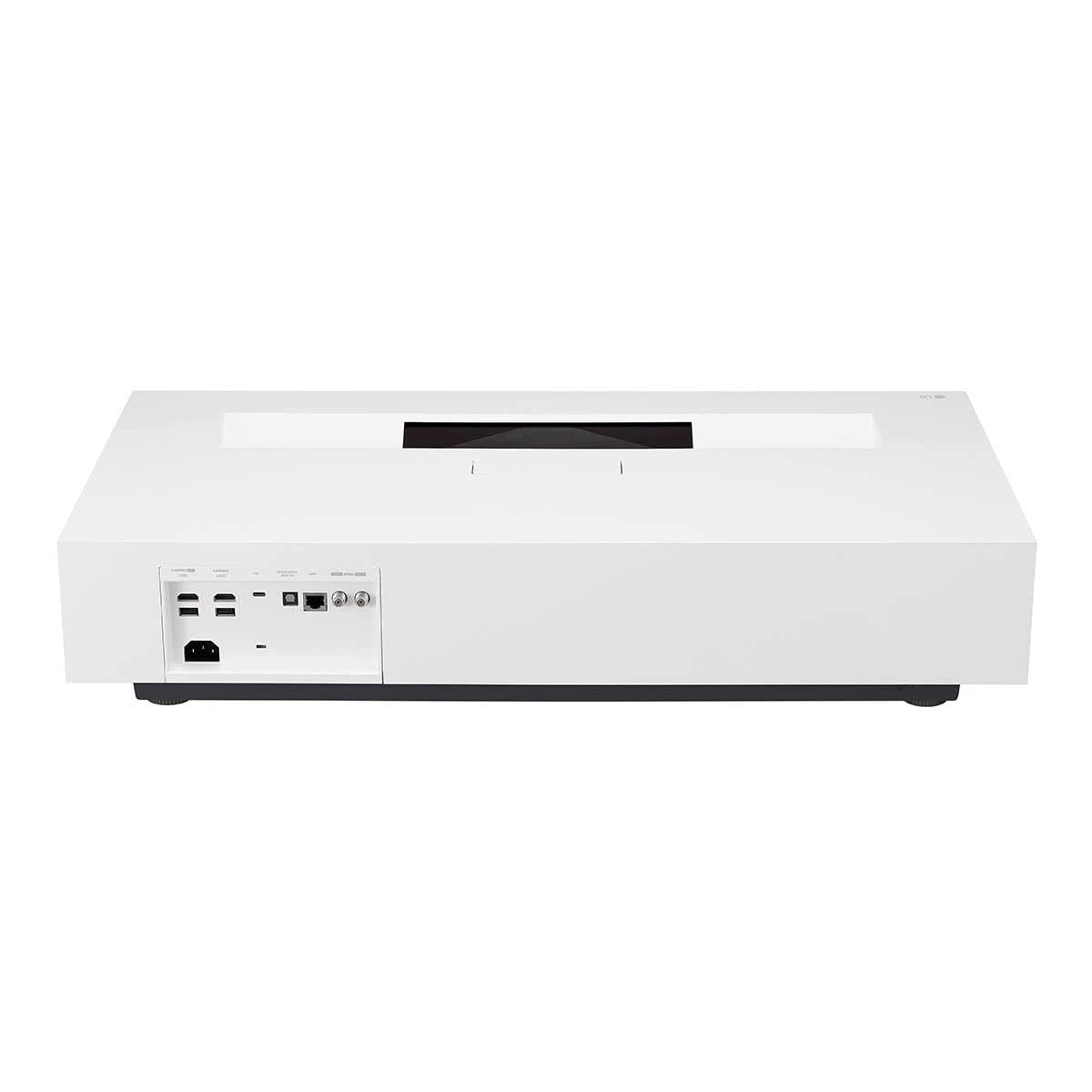 Lg Hu85La Ultra Short Throw 4K Uhd Laser Smart Home Theater Cinebeam Projector With Alexa Built-In, Lg Thinq Ai, And Lg Webos Li