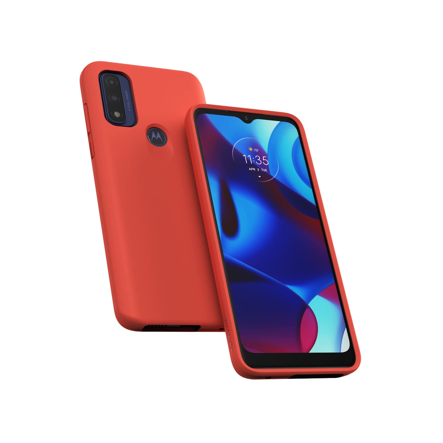 Motorola Moto G Pure (2021) Protective Case- Precision Fit, Stylish Shock Absorbing Phone Cases - Living Coral