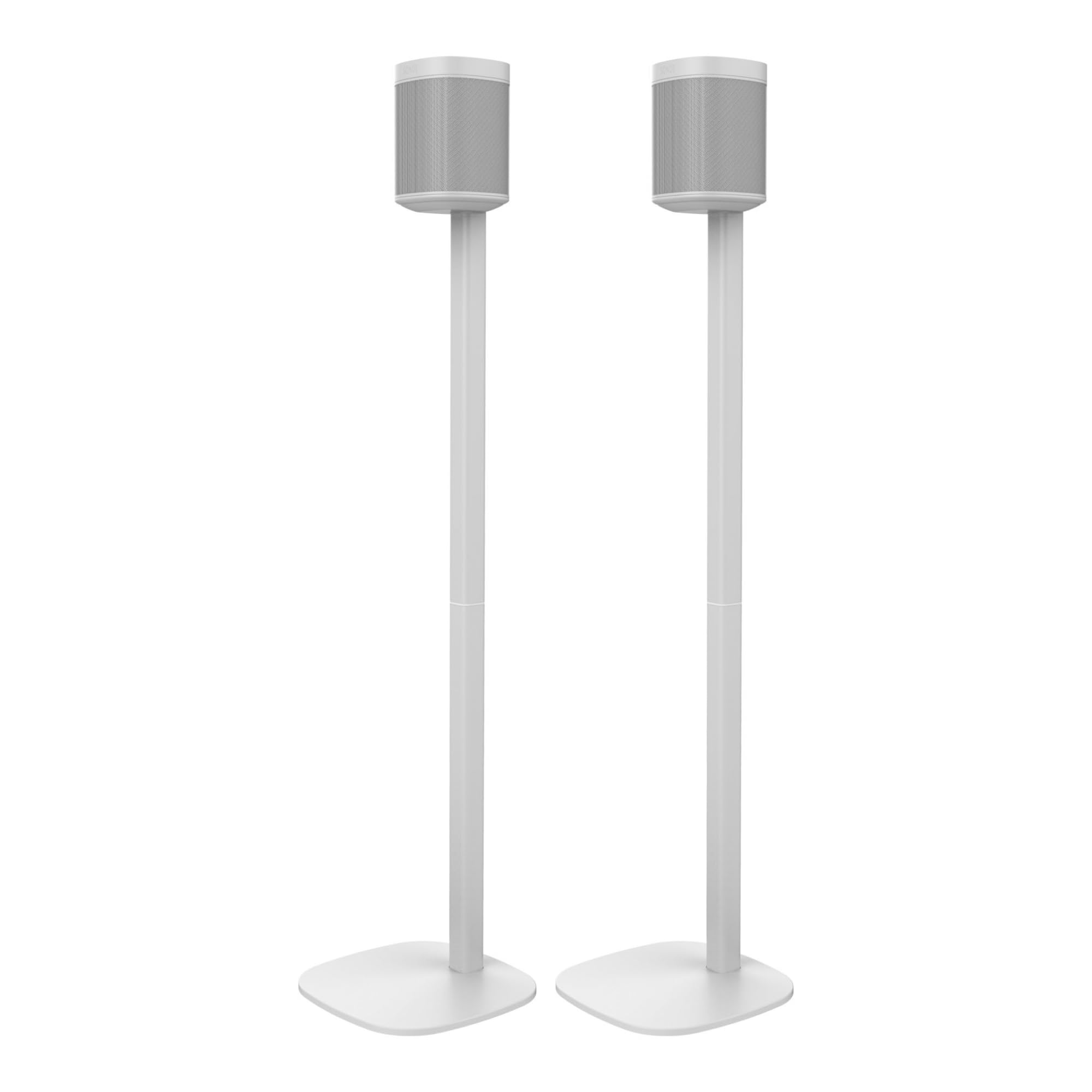 One / Era100 Floor Stand Twin Pack (2Pcs), White | Compatible With Sonos One, Play:1, One Gen 2, One Sl | Future Proof Design Al