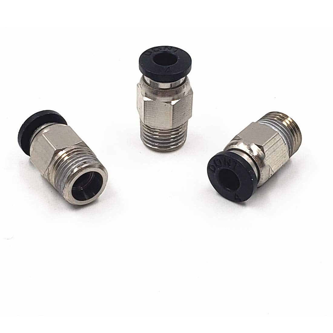 Pc4 M10 Male Straight Pneumatic Ptfe Tube Push In Quick Fitting Connector For E3D V6 Long Distance Bowden Extruder 3D Printer (P