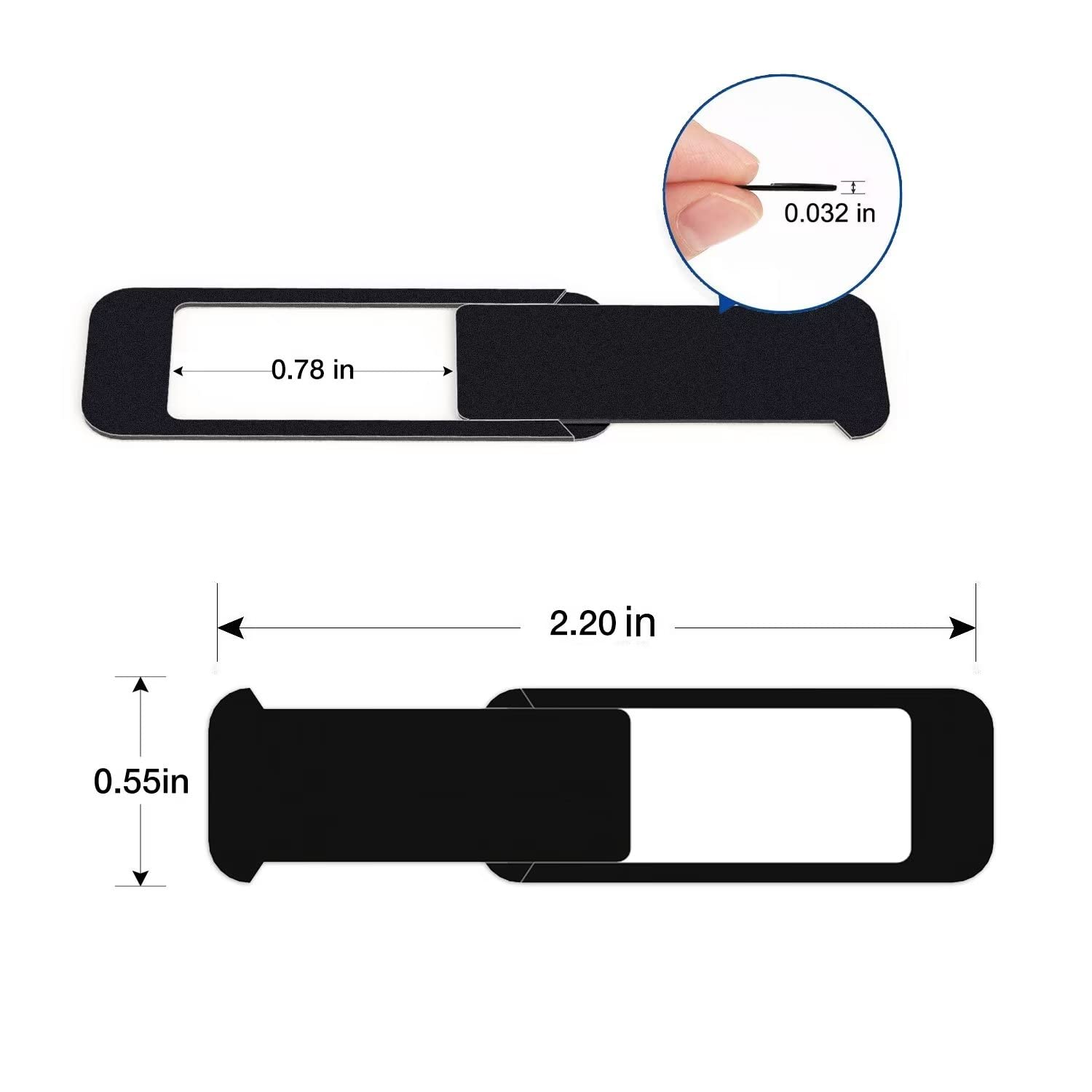 Laptop Camera Cover Slide, Computer Camera Cover Slide Large Size Webcam Cover Slide For Macbook Pro Cute Pattern Design Protect