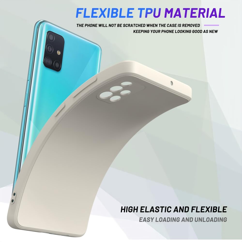 Wogroo For Samsung Galaxy A51 4G Case White, Scratch Resistant With Soft Touch, Slim Thin Phone Cover For Samsung Galaxy A51 4G