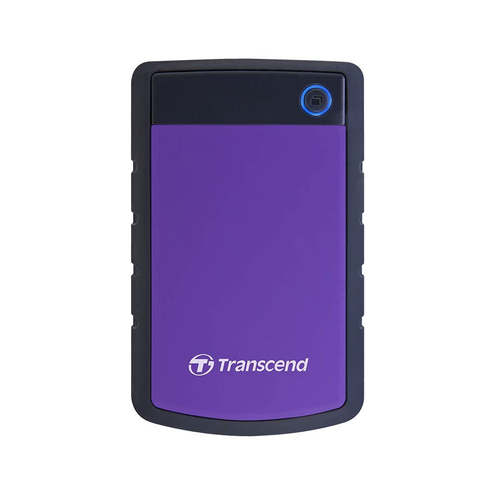 Transcend Storejet 2Tb Portable Usb 3.0 Hard Disk (Ts2Tsj25H3P), Purple