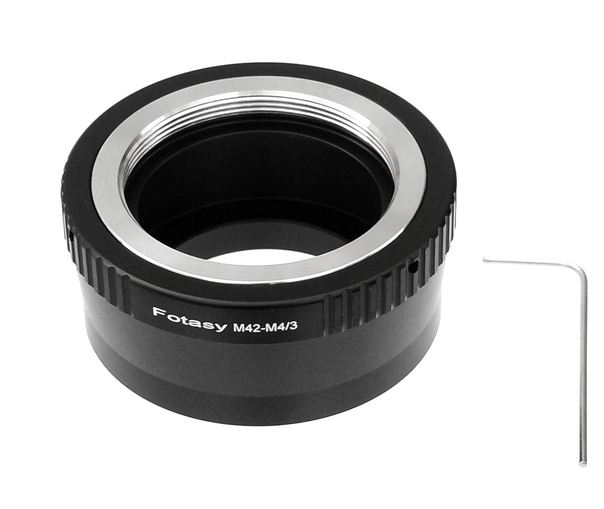 Fotasy Adjustable M42 Lens to M43 Adapter, 42mm screw Mount to MFT, fits Olympus E-PL8 E-PL9 E-M1 E-M5 E-M10 I II III E-PM2 E-PM