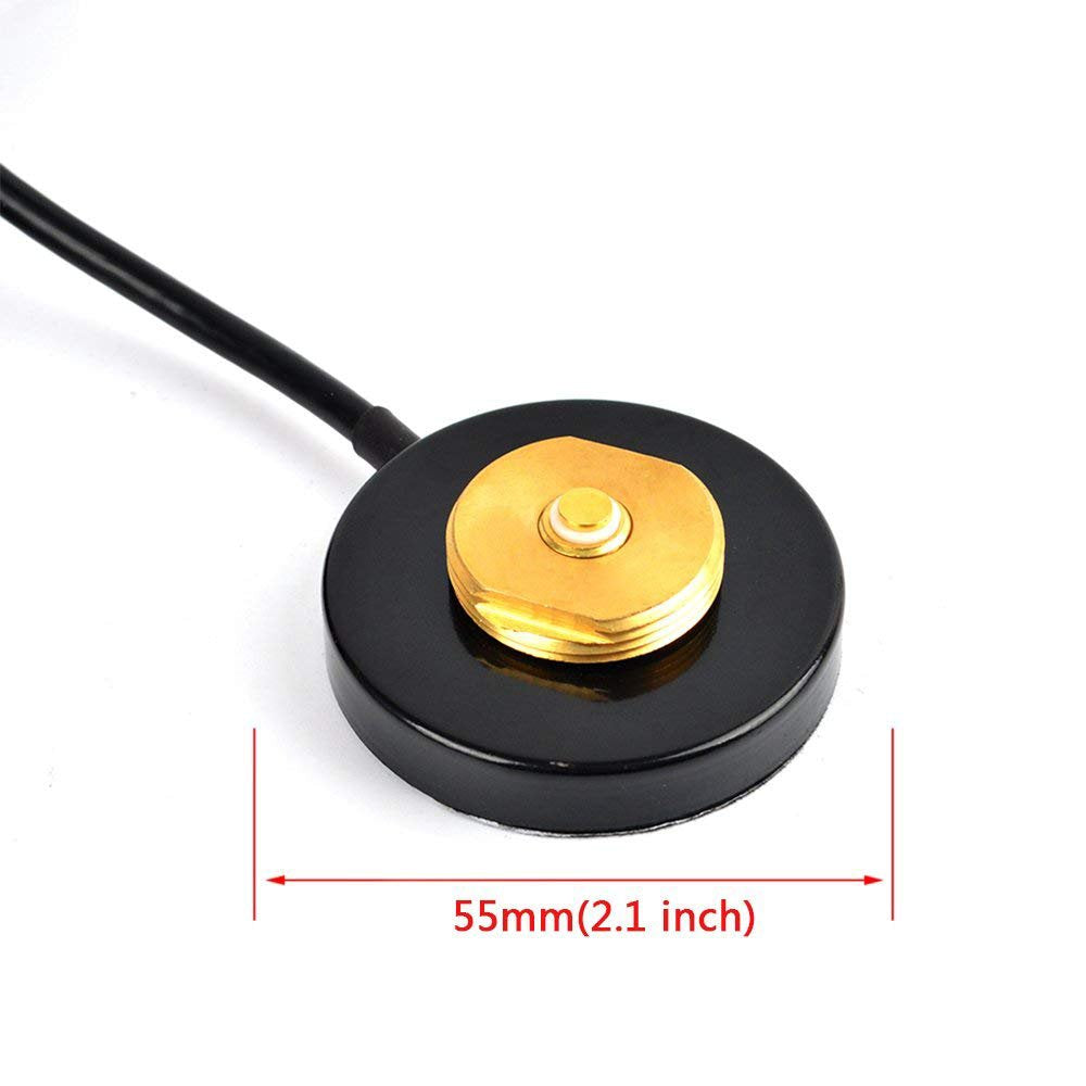 Tengko Nmo Mount Magnetic Base 16 Ft/ 5M Antenna Cable Roof Or Trunk For Mobile Radios Pl259 Connector For Yaesu Kenwood Vertex