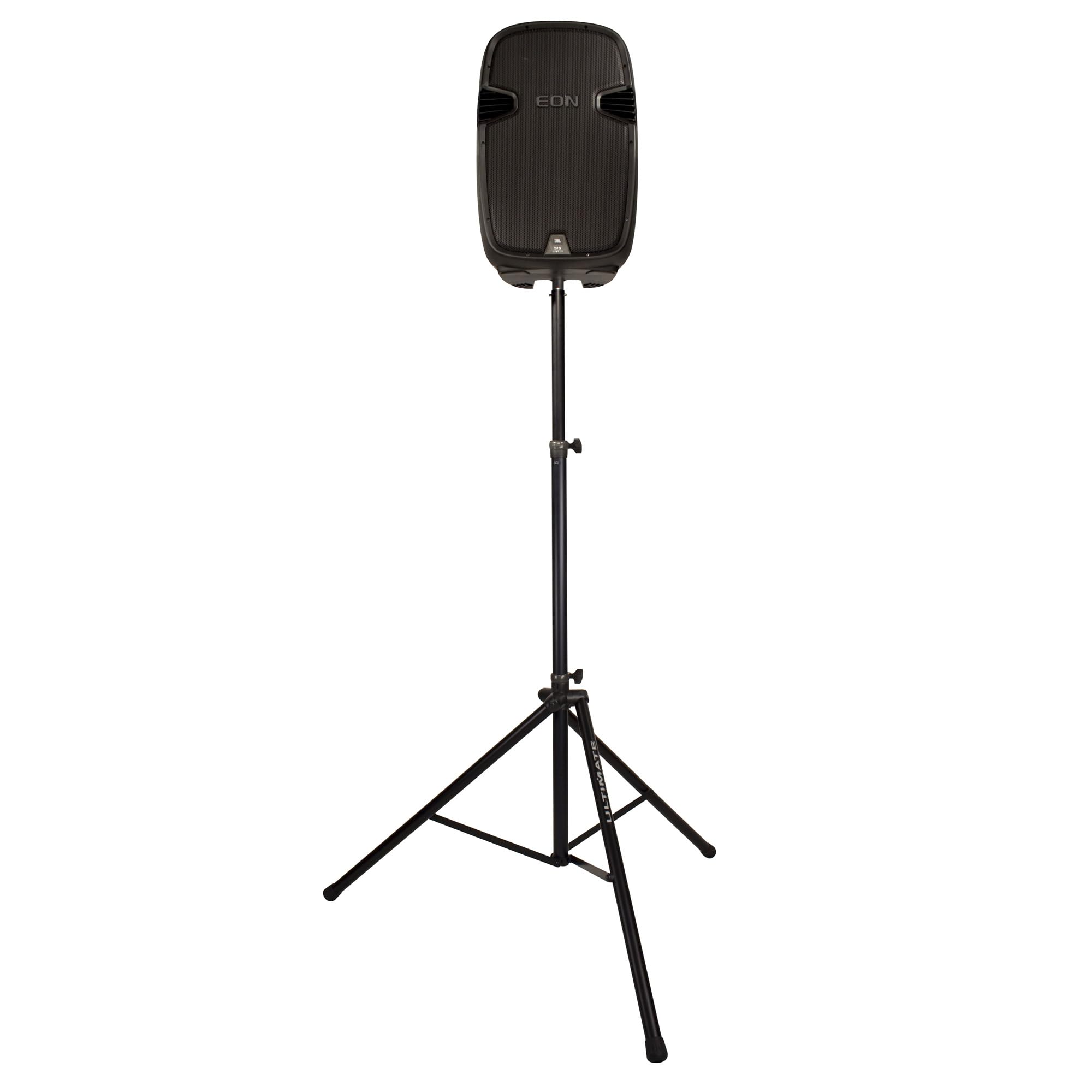 Ultimate Support Ts-88B Original Series Aluminum Tripod Extra Tall Speaker Stand W/Integrated Speaker Adapter - Black