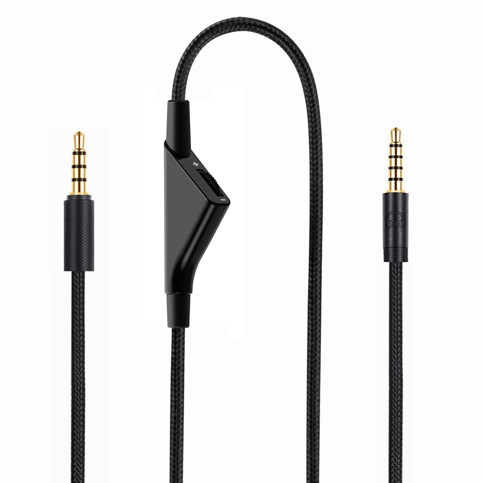 weishan G Pro X Cable, Detachable Gaming Headset Cord Replacement for Logitech G Pro, G433, G233 Headsets, 3.5mm(1/8) Nylon Brai