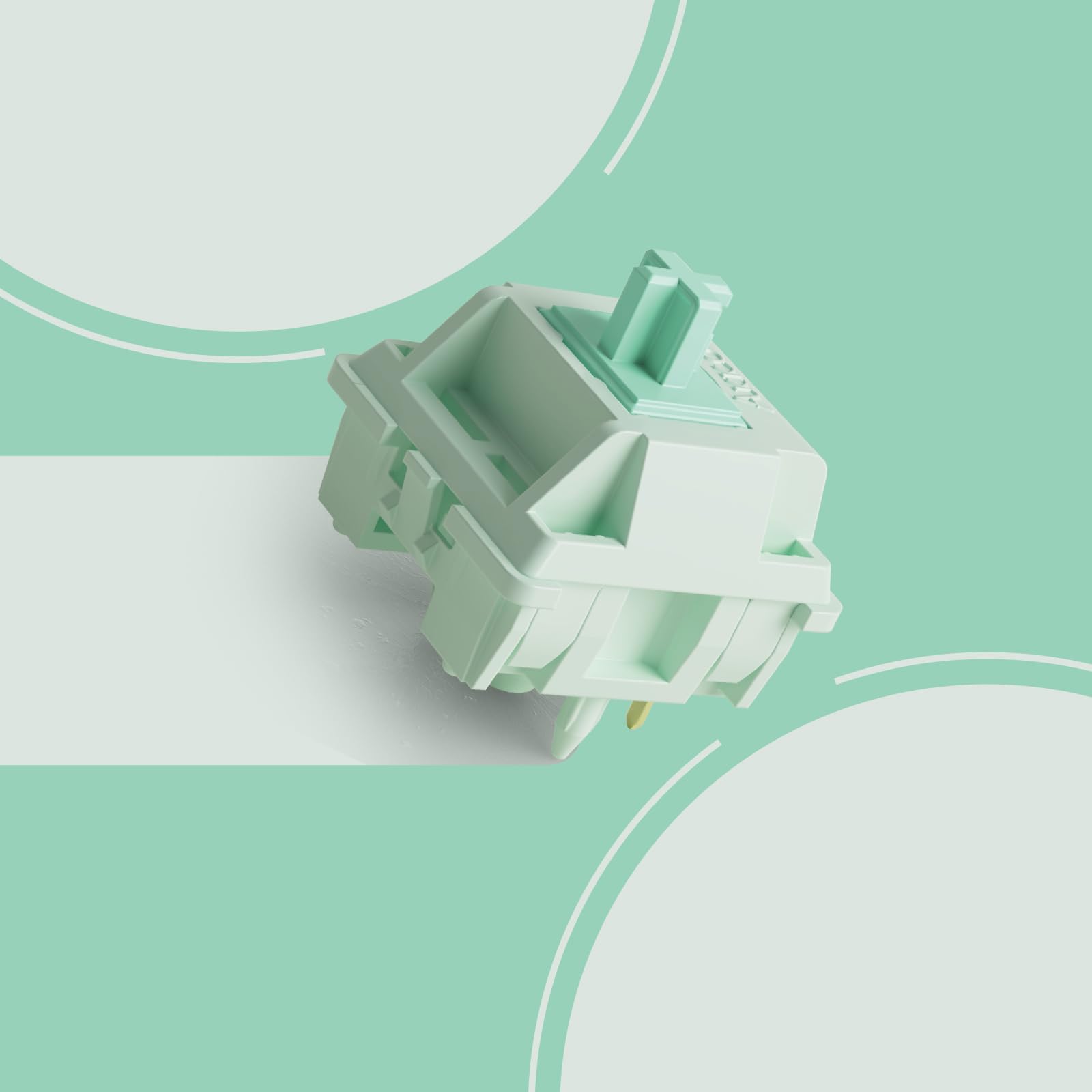 Akko Botany Keyboard Switch For Mechanical Gaming Keyboard, 5 Pin 38Gf Linear Pre Lubed Switches (45Pcs)