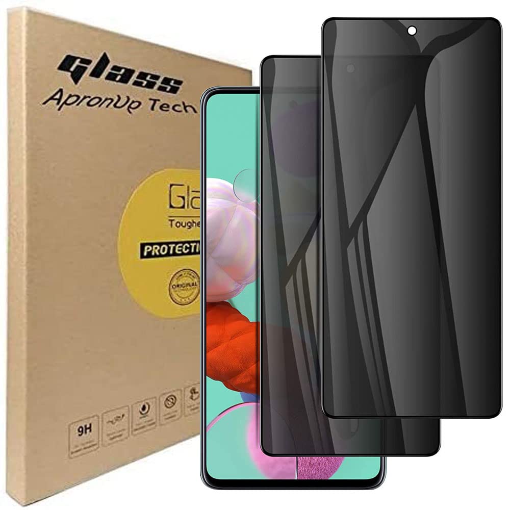 [2 Pack] Tempered Glass Privacy Screen Protector For Samsung Galaxy A53/ A52 / A51 /S20 Fe, Anti Spy 9H Protector Film For Galax