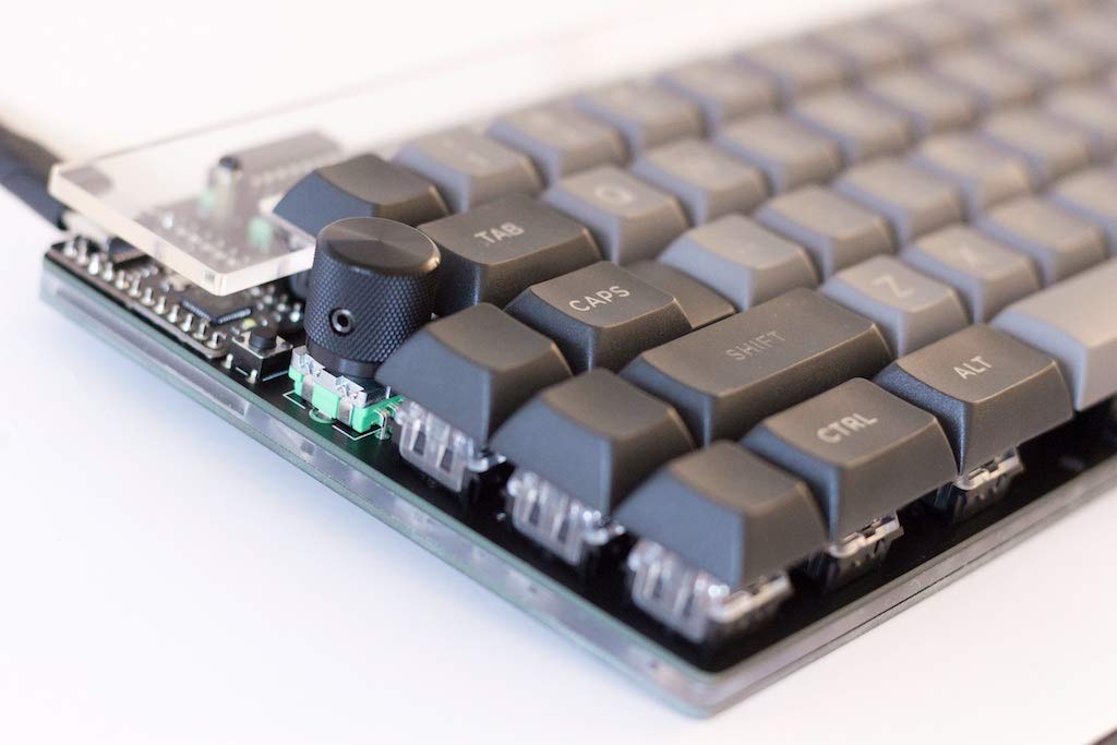 Nullbits Nibble 65% 72 Key Programmable Qmk Mechanical Keyboard Kit (Black)