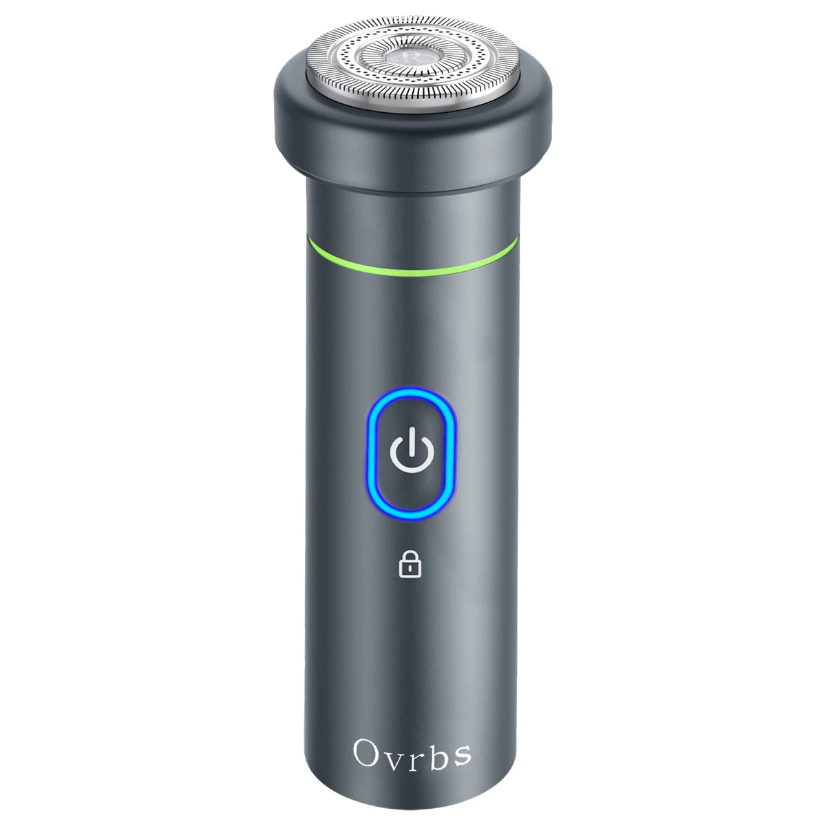 Electric Razor Gray Ovrbs Electric Razor,Aluminum Alloy Body,3D Floating Shaver Head,Type-C ...