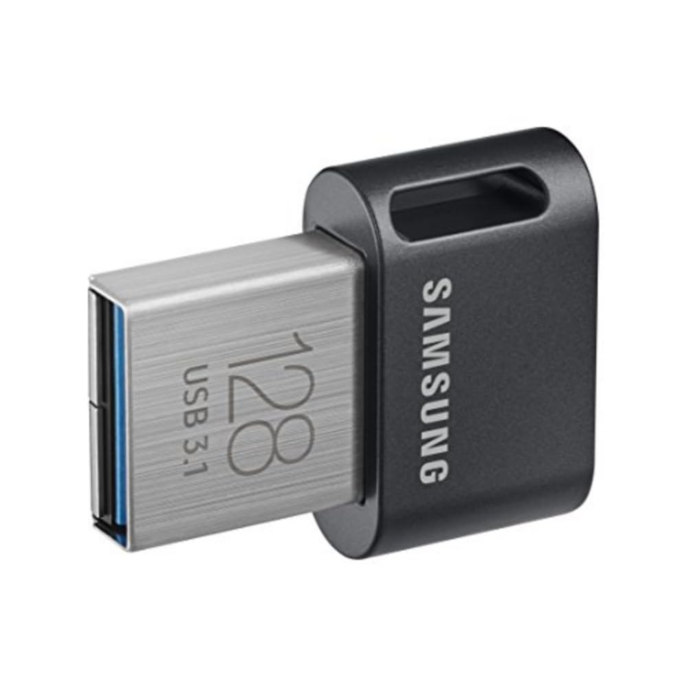 Samsung Fit Plus 3.1 Usb Flash Drive, 128Gb, 400Mb/S, Plug In And Stay, Storage Expansion For Laptop, Tablet, Smart Tv, Car Audi