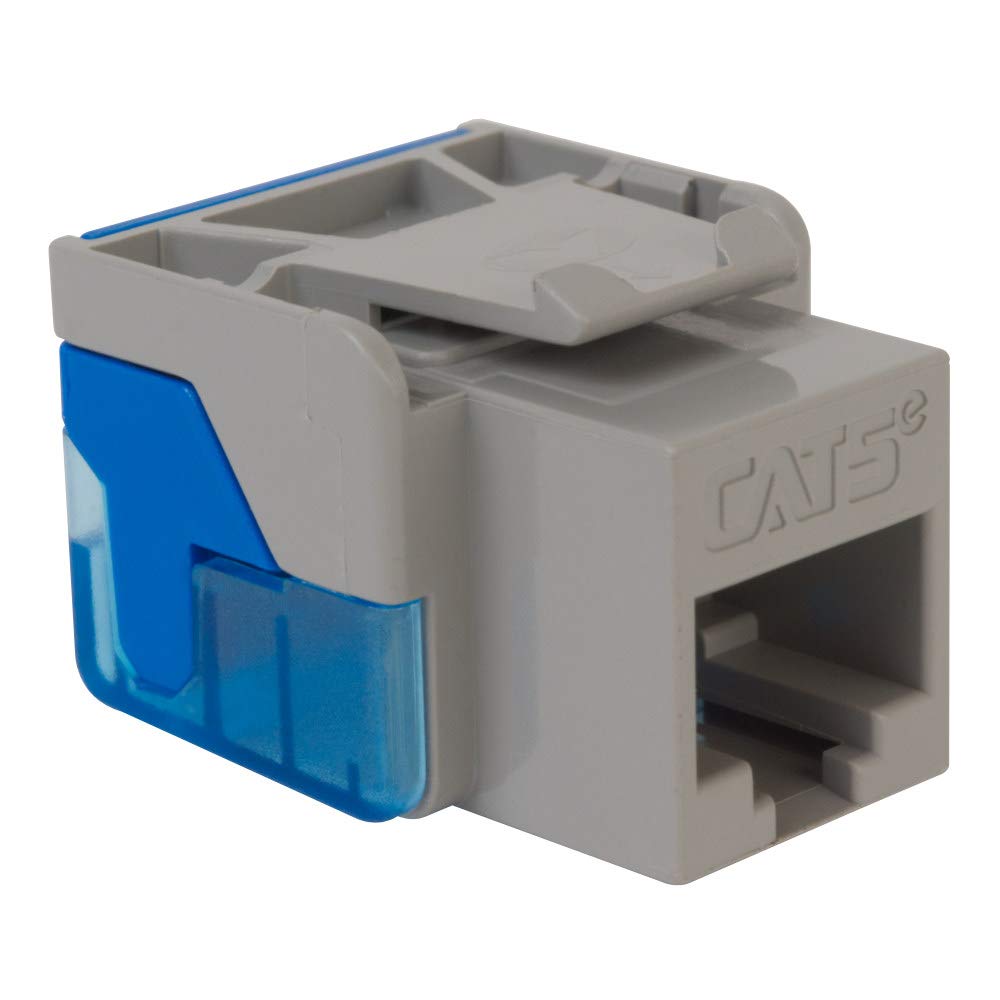 ICC CAT5e Keystone Jack with Inline IDC No Pair Split Wiring (Easier T ...