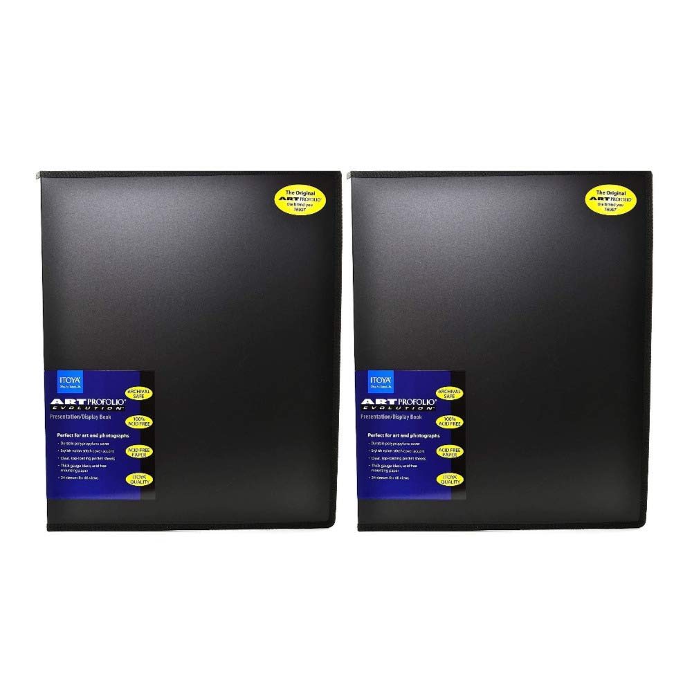 Itoya Art Portfolio Evolution 8.5 X 11 Inches For Art And Photos, 24 Pages For 48 Views