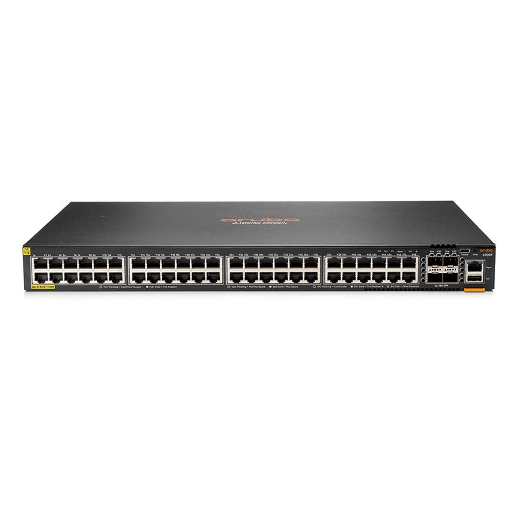 Hp Aruba 6200F 48G Class4 Poe 4Sfp+ 740W Switch   48 Ports   Manageable   3 Layer Supported   Modular   740 W Poe Budget   Twist