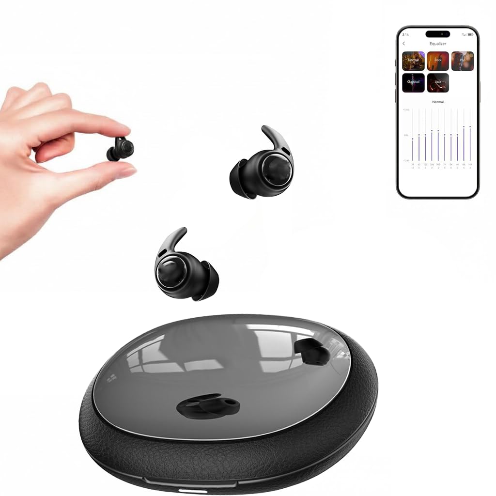 Yworlln NE76 Sleep Earbuds Bluetooth 6.0 in Ear, AI Translation Headphones Real Time 164 Languages, Mini Sleep Headphones Small 
