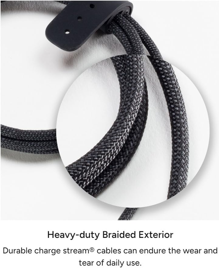 Mophie Charge Stream Usb C To Lightning 2M/6Ft Silicone Cable   Enduraflex Reinforced, 30W Fast Charging, Ultra Durable & Flexib