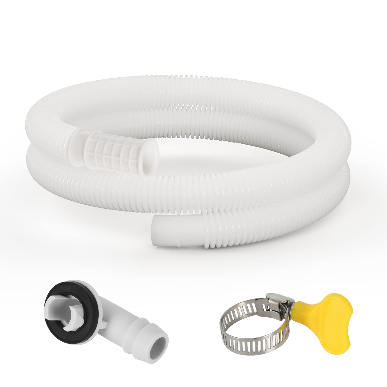Hoxha Air Conditioner Drain Hose Kit Plastic Tubing For Ac Condensate Flexible Durable Drain Hose For Mini Split Ac Portable Ac