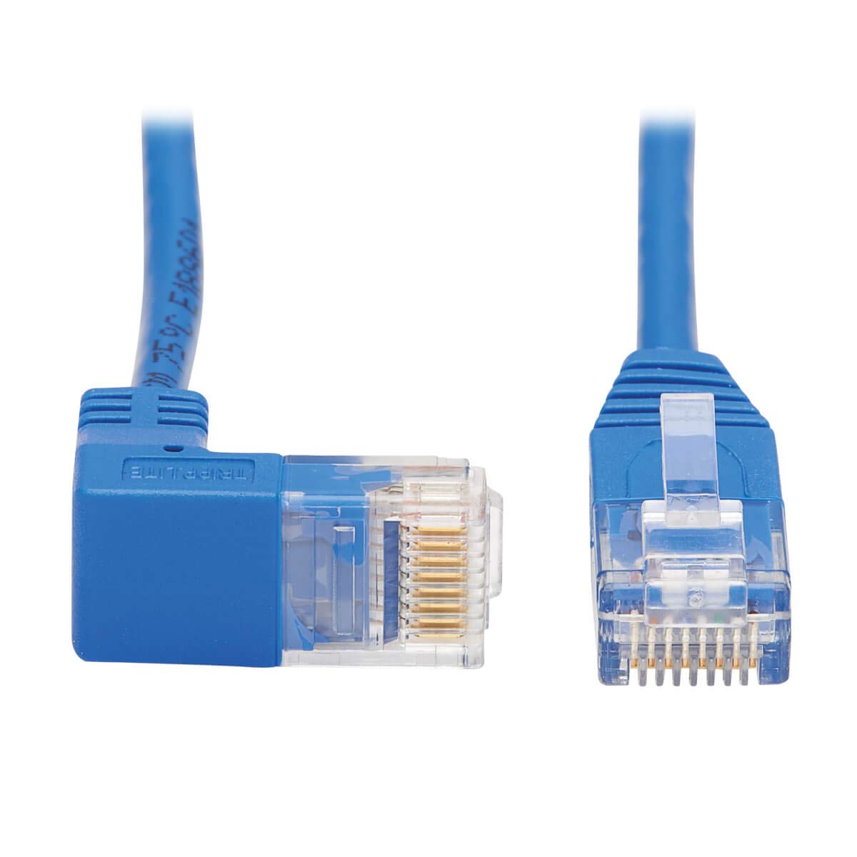 Eaton Tripp Lite Series Down-Angle Cat6 Gigabit Molded Slim Utp Ethernet Cable (