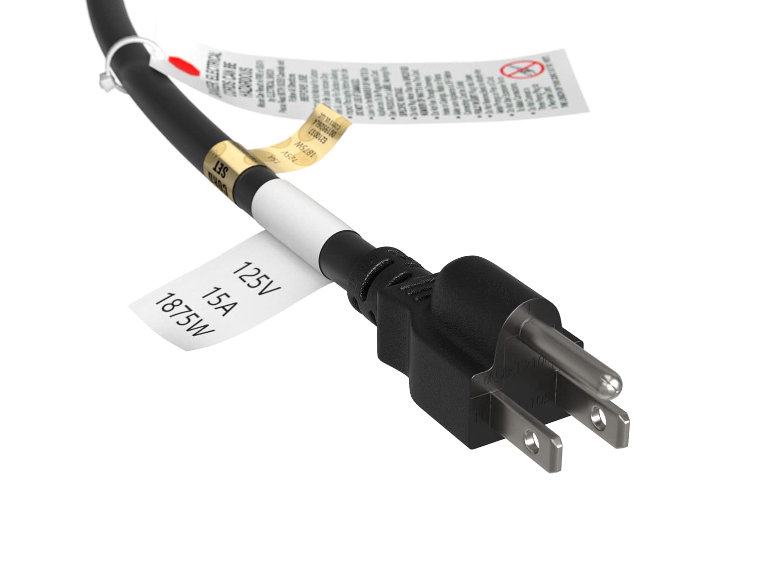 Cableleader 3 Outlet Power Splitter Cord   5 15P To 5 15R X 3, Heavy Duty Extension Cable, 14Awg, 3 Prong Splitter   1 Pack, 1.1