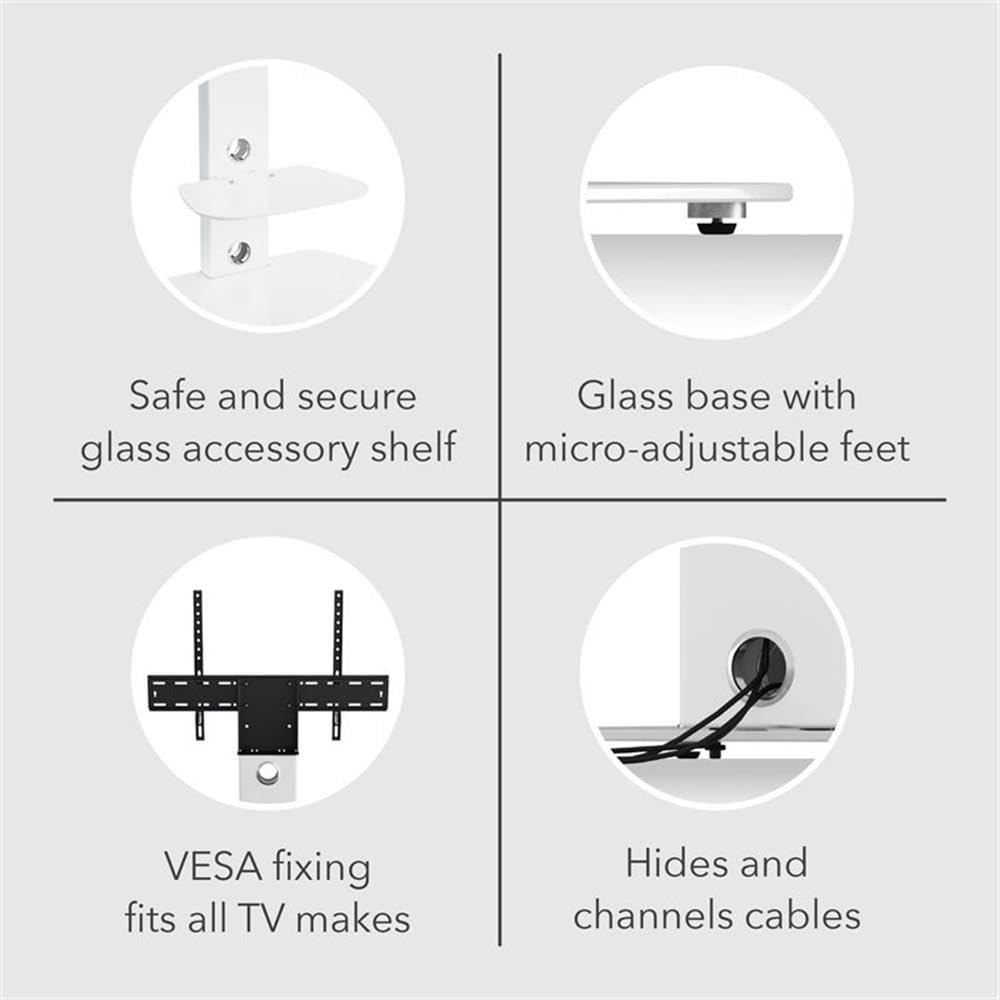 Avf Lucerne Tv Stand, White