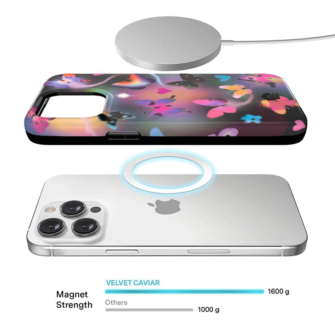 Velvet Caviar For Iphone 15 Pro Case Butterfly   Compatible With Magsafe [8Ft Drop Tested]