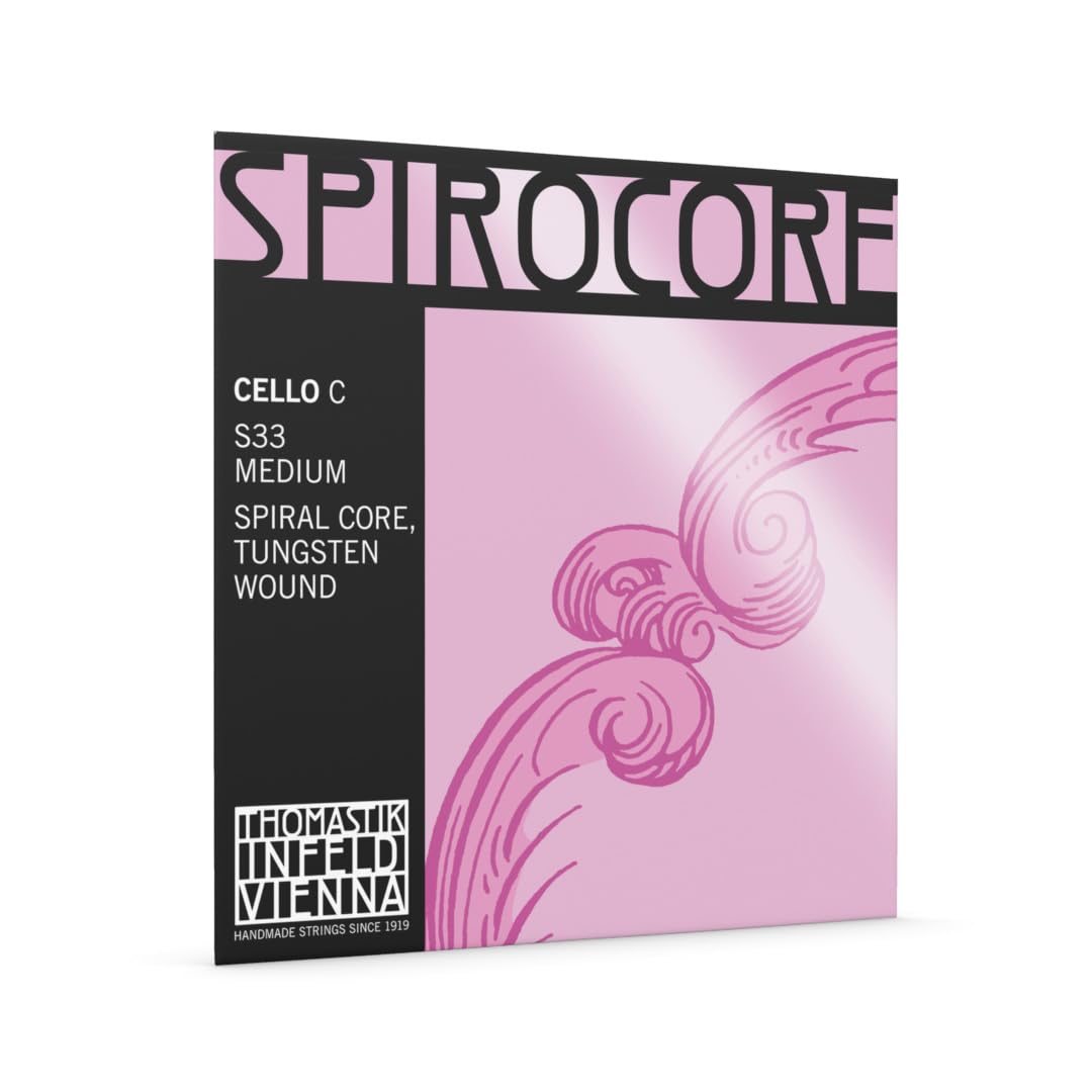 Thomastik Infeld Spirocore Cello Single C String   4/4 Scale   No. S33