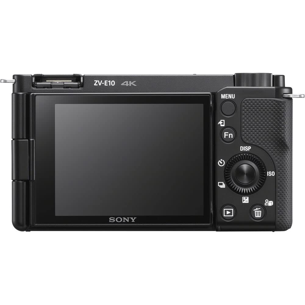 Sony Zv-E10 Mirrorless Camera With 16-50Mm Lens Black Ilczv-E10L/B, 64Gb Memory Card, Bag, Card Reader, Hdmi Cable, Flex Tripod,