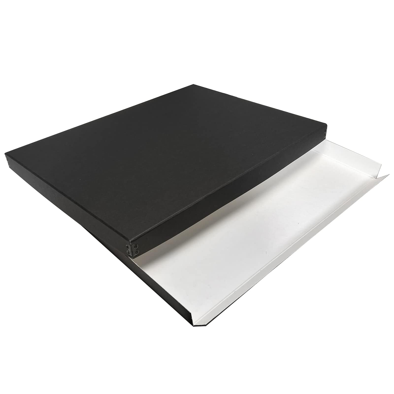 Lineco, 17X22 Black Museum Archival Storage Box, Drop Front Design. Acid Free With Metal Edge. Preserves Picture Longevity, Organize Photos Or Documents, Crafts, Diy.