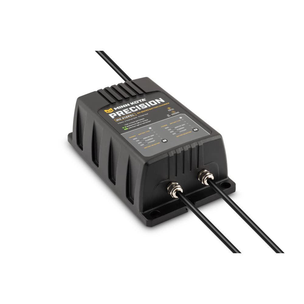 Minn Kota 1832121 Mk 212 Pcl Precision On Board Marine Charger 2 Bank X 6 Amps