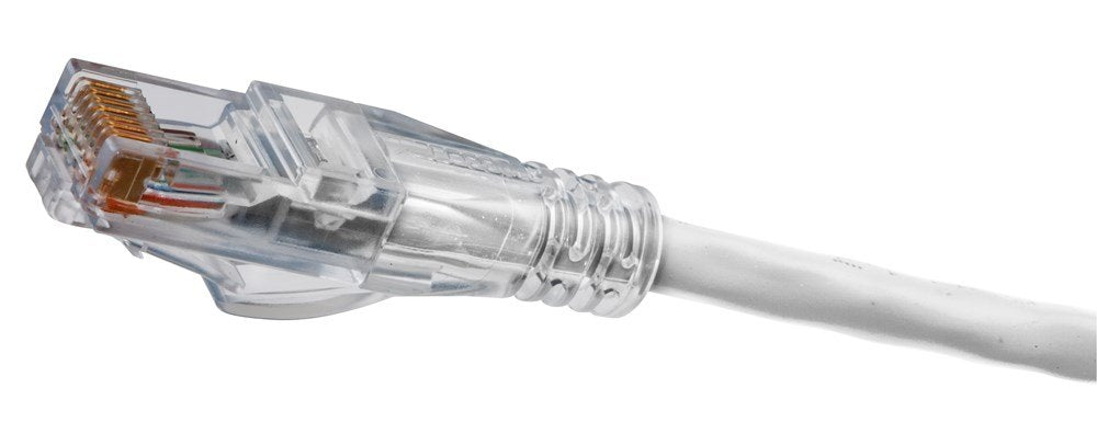 Hubbell Hc5Ew03 Patch Cord, Speedgain, Cat5E, Slim, 3', White