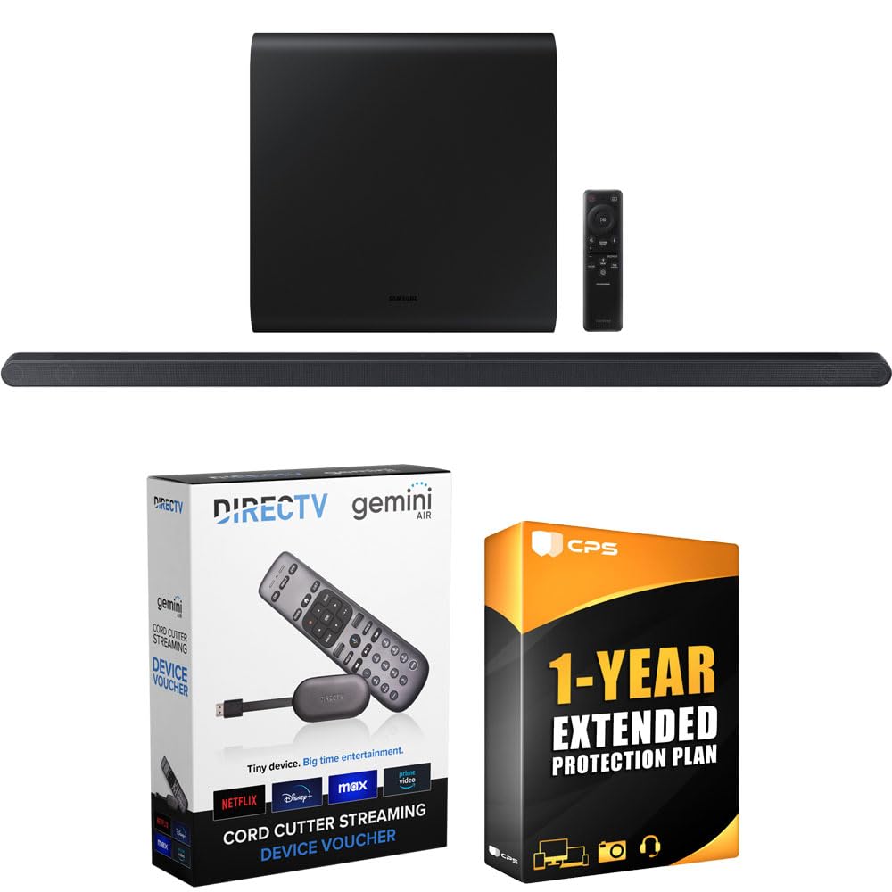 Samsung Hw S800D Ultra Slim 3.1.2Ch Wireless Dolby Atmos Soundbar W/Q Symphony (2024 Model) Bundle With Redeemable Directv Gemin