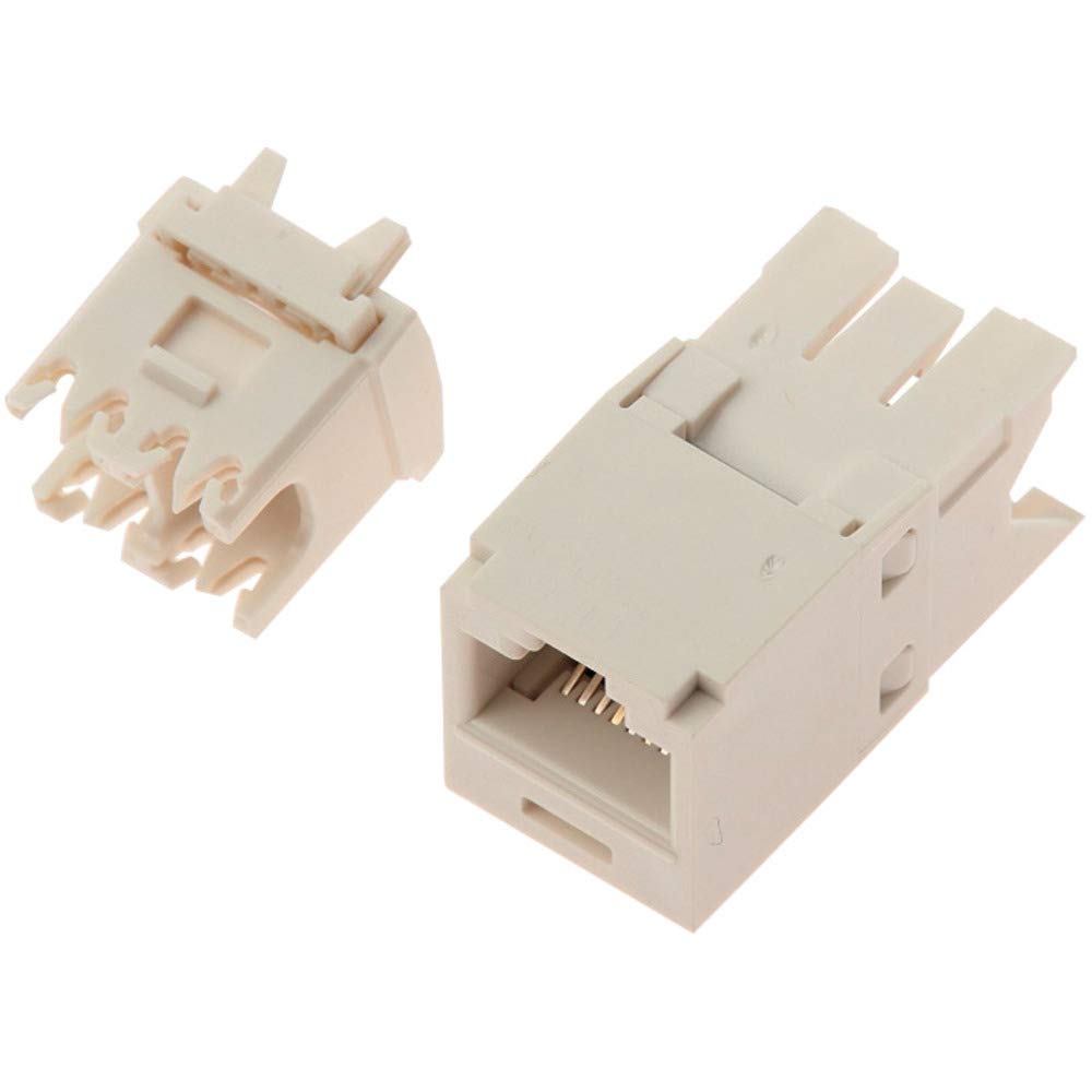 Panduit Cj688Tgiw Category 6 8 Wire Tg Style Jack Module, Off White