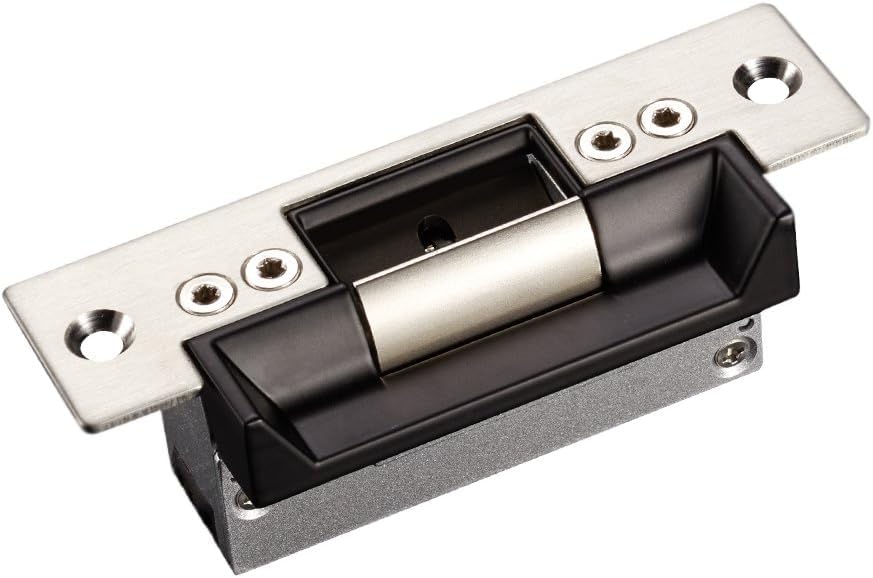 Mengqi Control Biometric Access Control System With Fingerprint Reader Strike Lock Exit Button 110V 240V Power Supply Box Frid Cards/Key Fobs For Fingerprint + Password +Id Card Biometric Access Entry